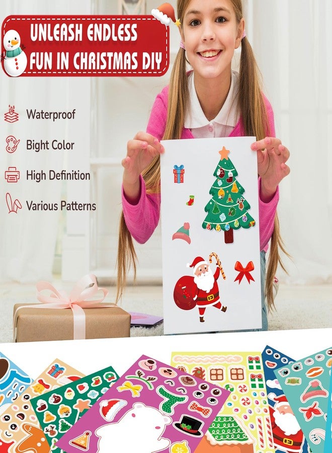 لسكسيا ملصقات عيد الميلاد - هدايا صغيرة للأطفال الصغار والمراهقين من الجنسين - مجموعة كبيرة من الحرف اليدوية لعيد الميلاد للأطفال، لوازم حفلات، ألعاب أنشطة عيد الميلاد، هدايا صفية، زينة صفية (24 ورقة) - Image 4